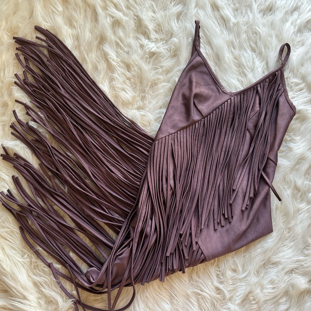 Fringe tassel dress FASHION NOVA